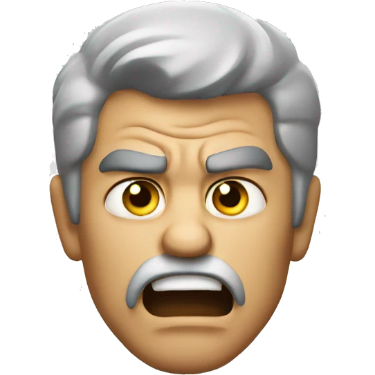 ANGRY MAN POINTING emoji