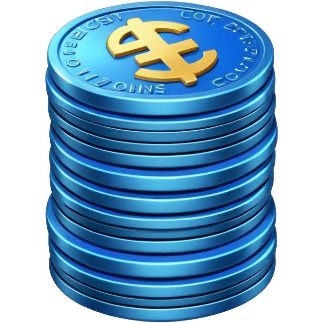 blue coins credit pack emoji