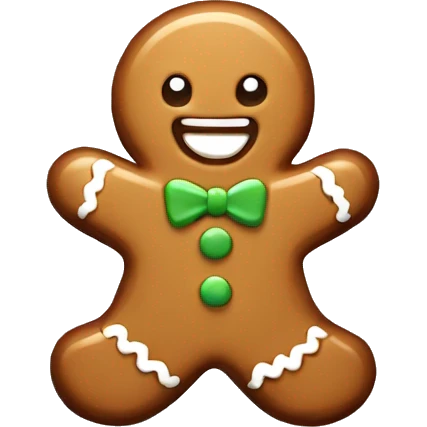 gingerbread cookie emoji