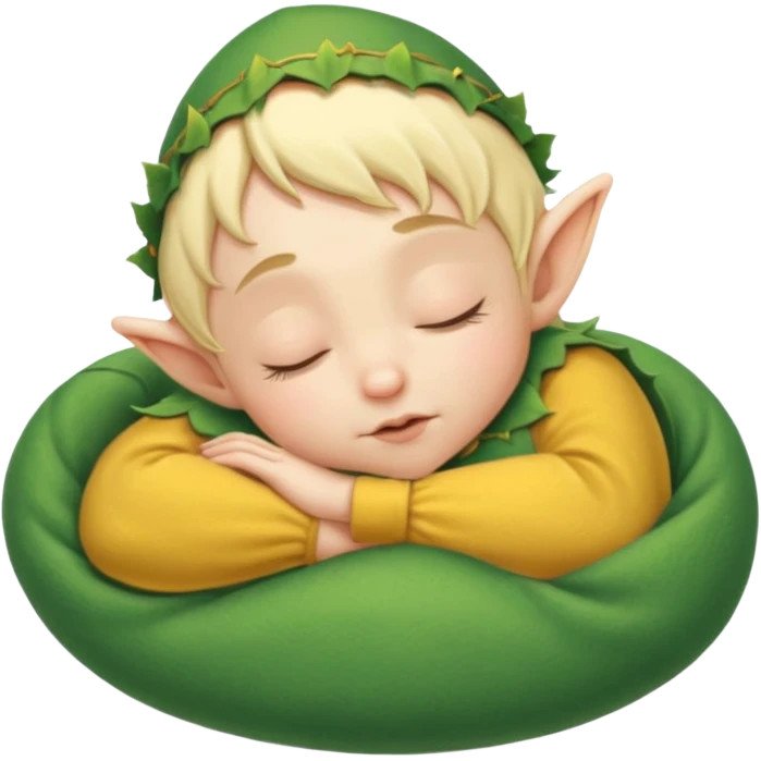 Baby elf sleepy emoji