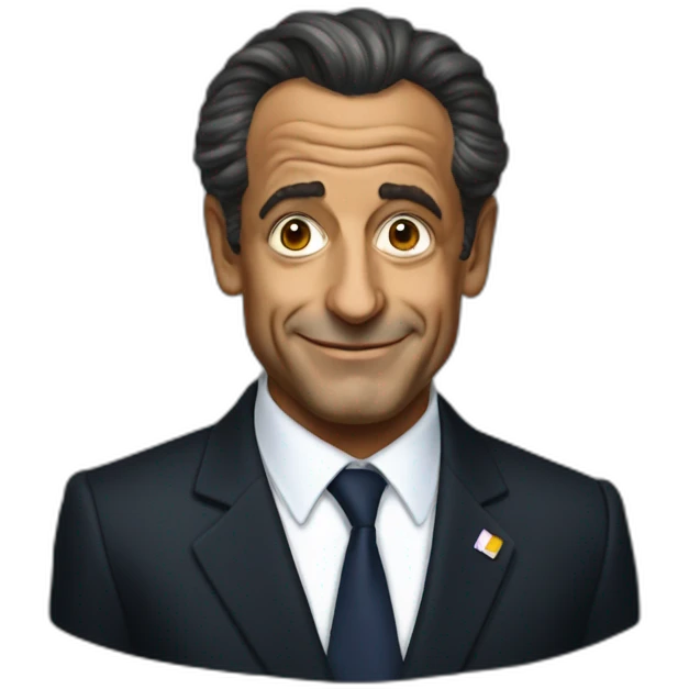 Black Nicolas Sarkozy emoji