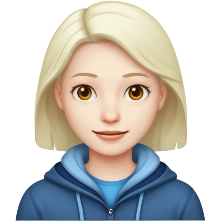 Cold smile face emoji