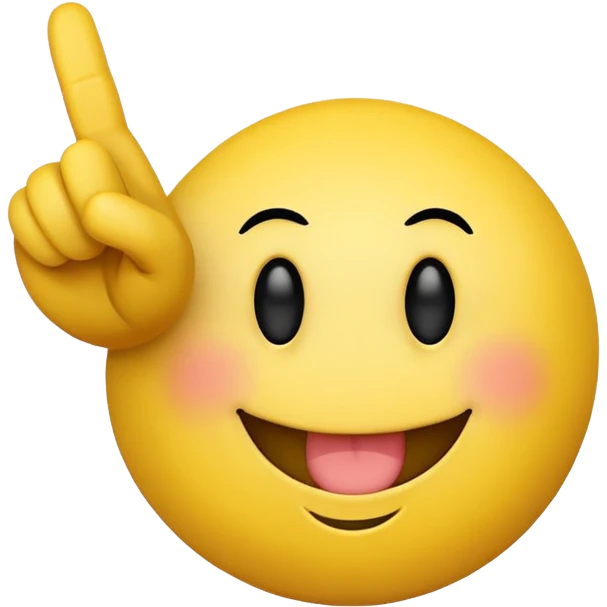 Smiley face with middle finger emoji