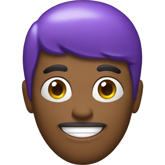 purple smiley emoji emoji