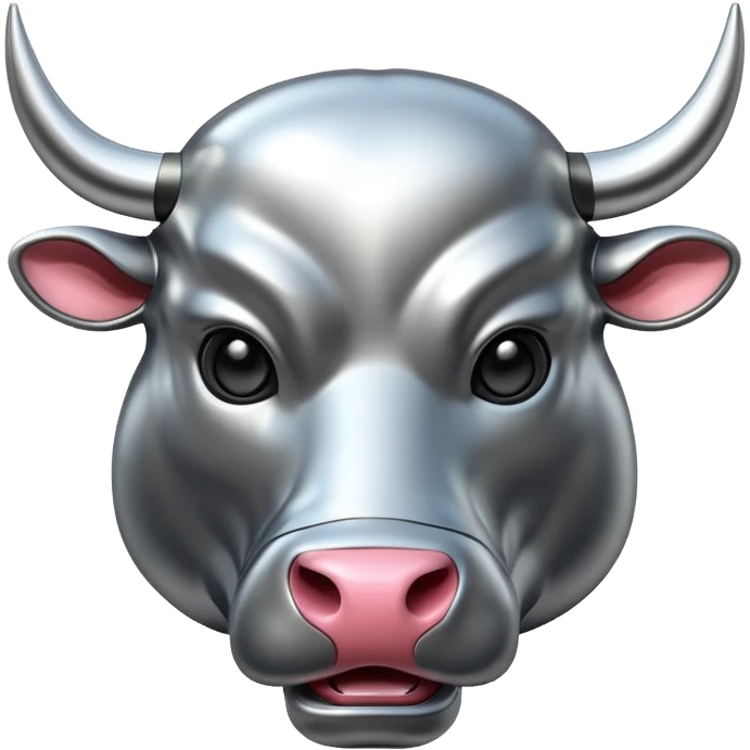 futuristic bull emoji