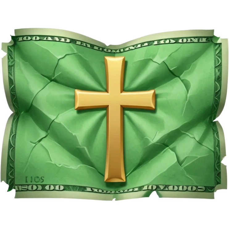 a money billet with a cross through emoji