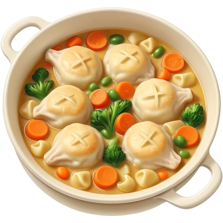 Chicken and dumpling stew emoji