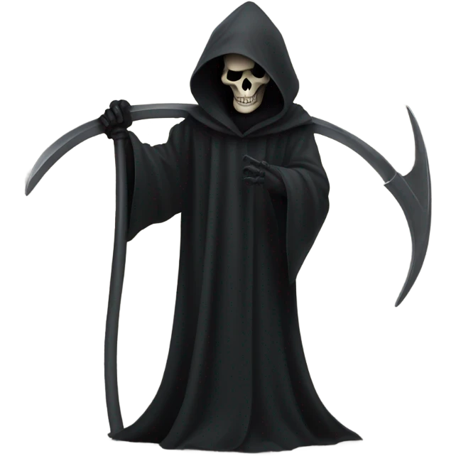 Grim reaper with sythe emoji