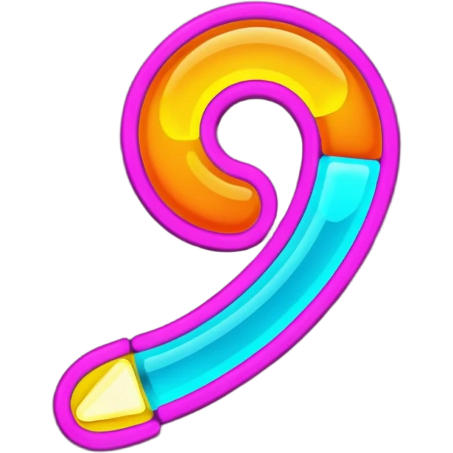 Arte y neon flex emoji