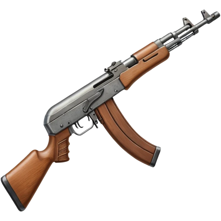 Realistic akm 47 ينظر جهة اليسار و مكتمل من جميع النواحي لا اريد شكله كرتوني emoji