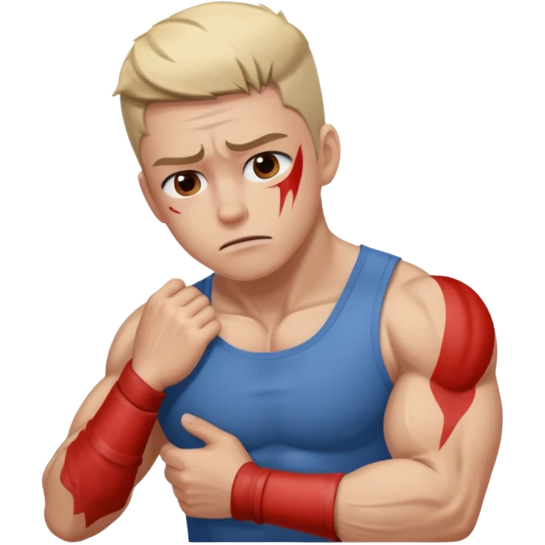 un infortunio muscolare emoji