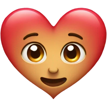 Cutesy heart emoji