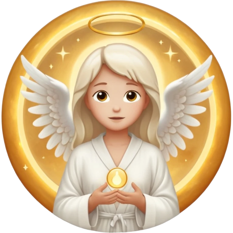 Angel circle emoji