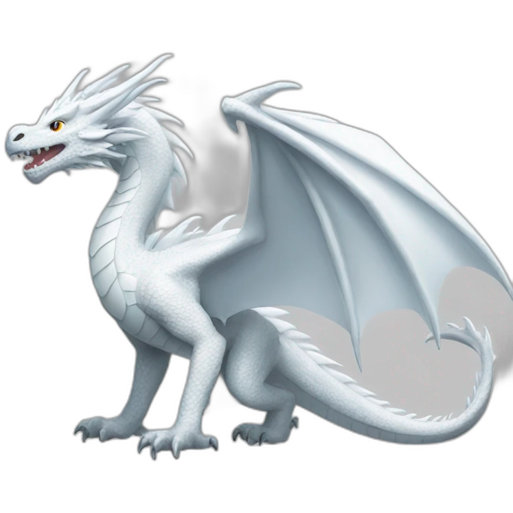 white dragon emoji