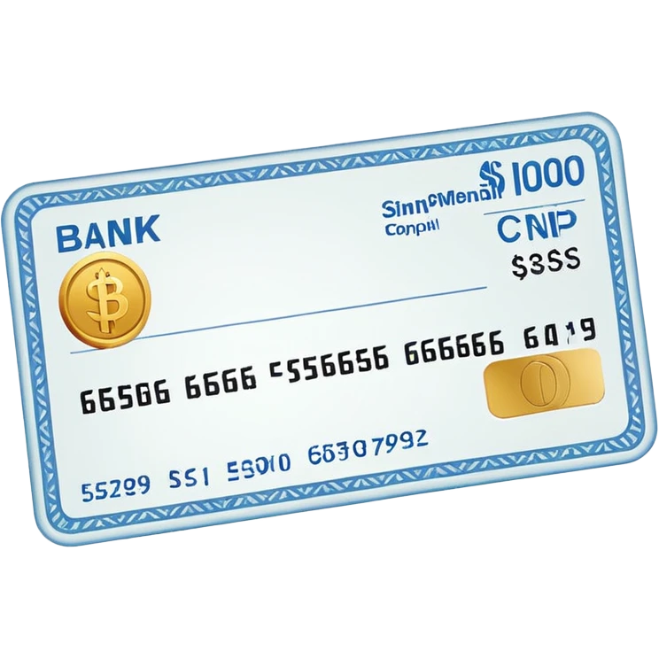 chèque de banque emoji