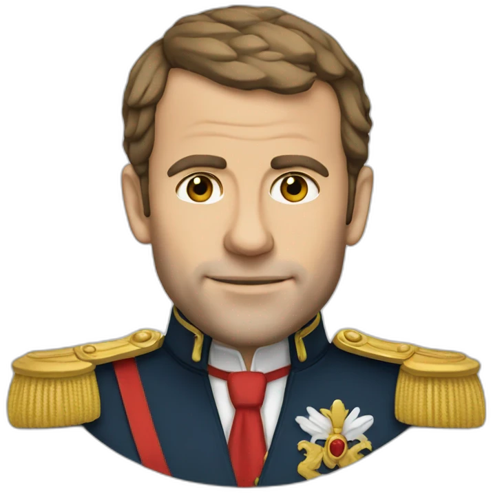 Macron king emoji