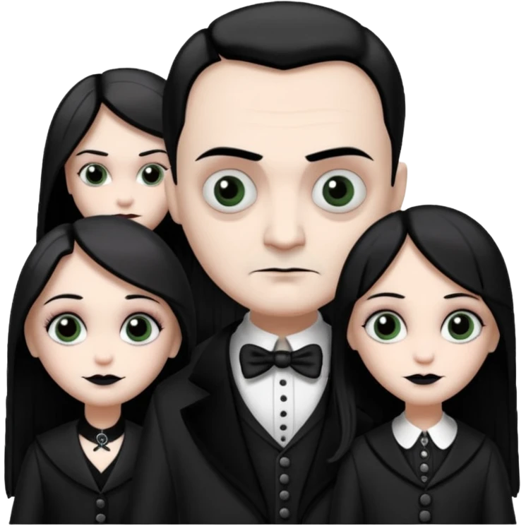 addams fmaily emoji