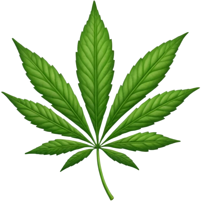 una hoja de marihuana  emoji