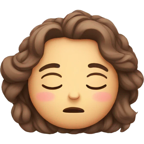 sleepy emoji
