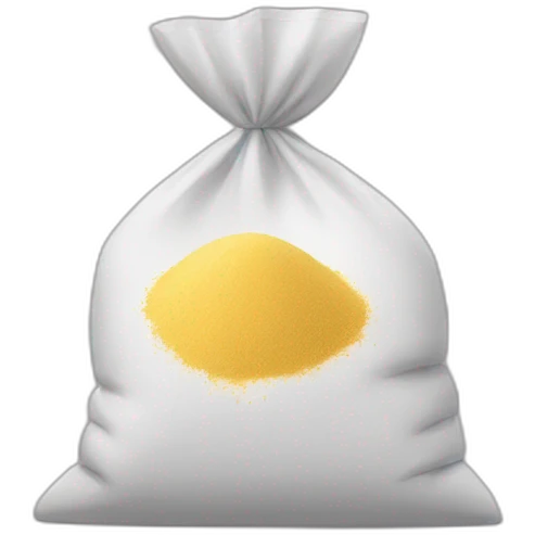 Bag of powder emoji