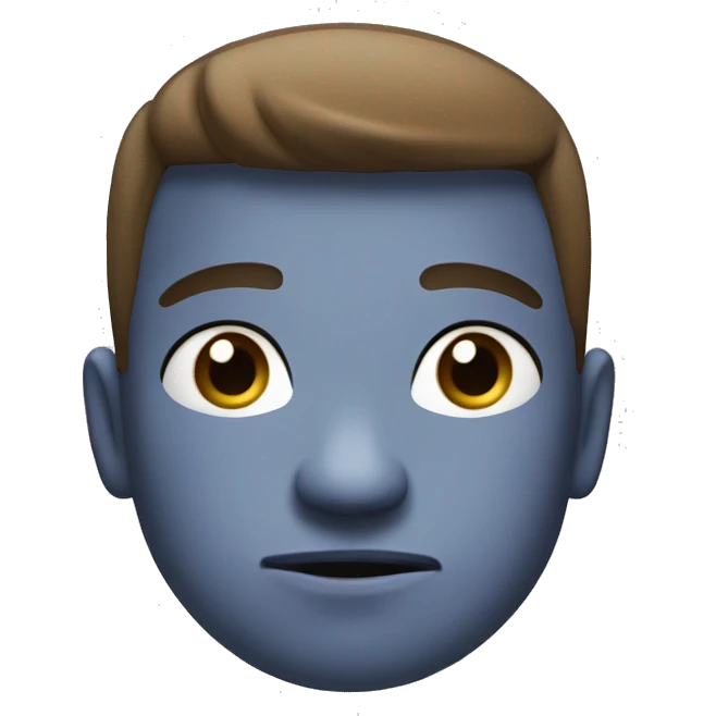 a pouty face ￼ emoji