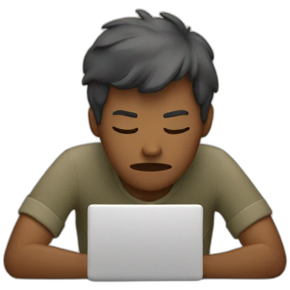 tired freelancer emoji