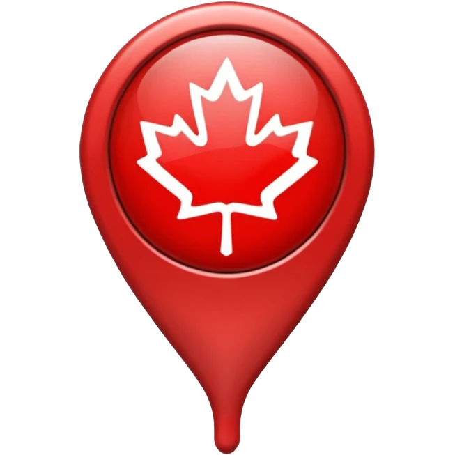 location pin canada emoji