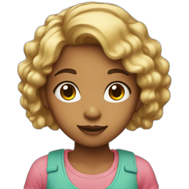 Cute girl emoji