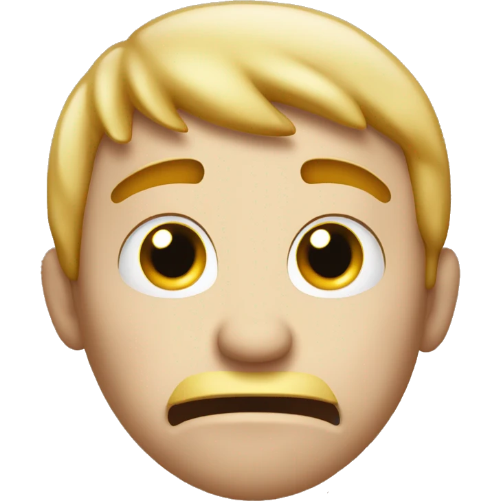 Emoji face that shows his jawline with his index Finger, trying to mog emoji