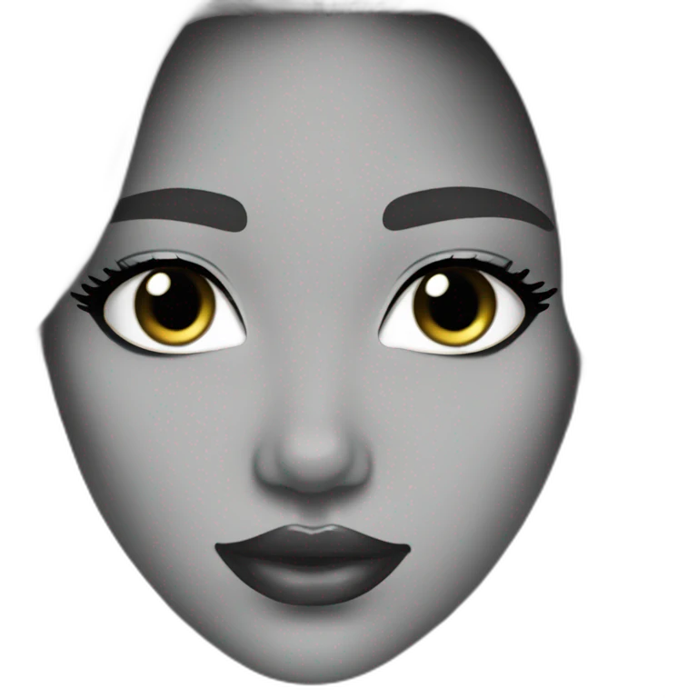 silver skin pretty girl disco emoji