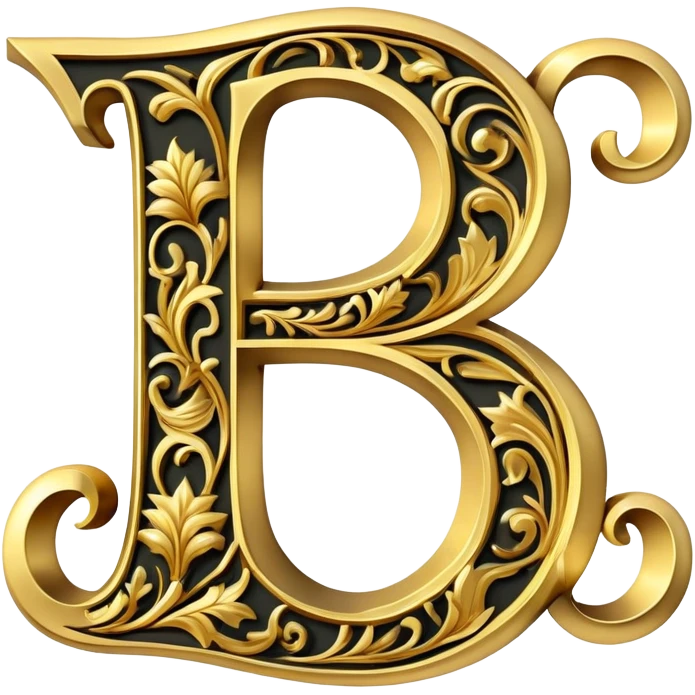 ornate decorative letter J with flourishes emoji