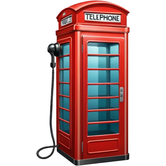 Hotel telephone booth  emoji