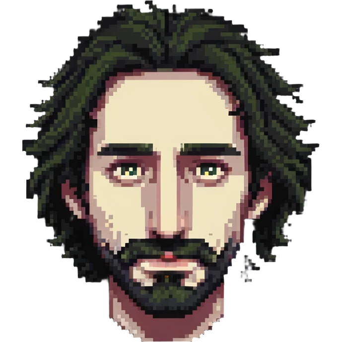 hairy man with a crooked nose emoji