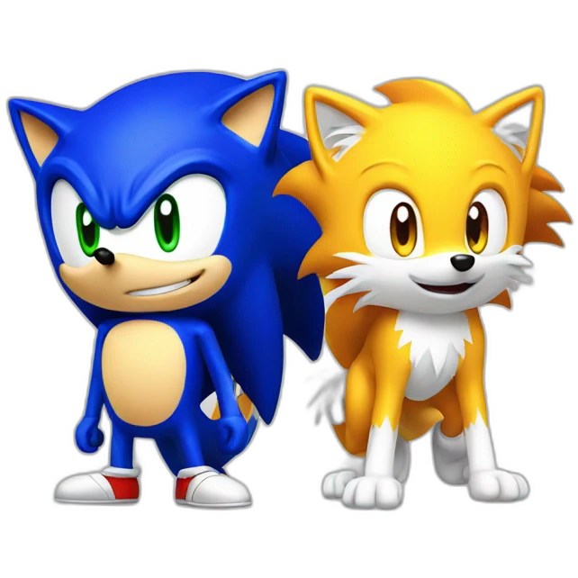 Sonic and Tails emoji
