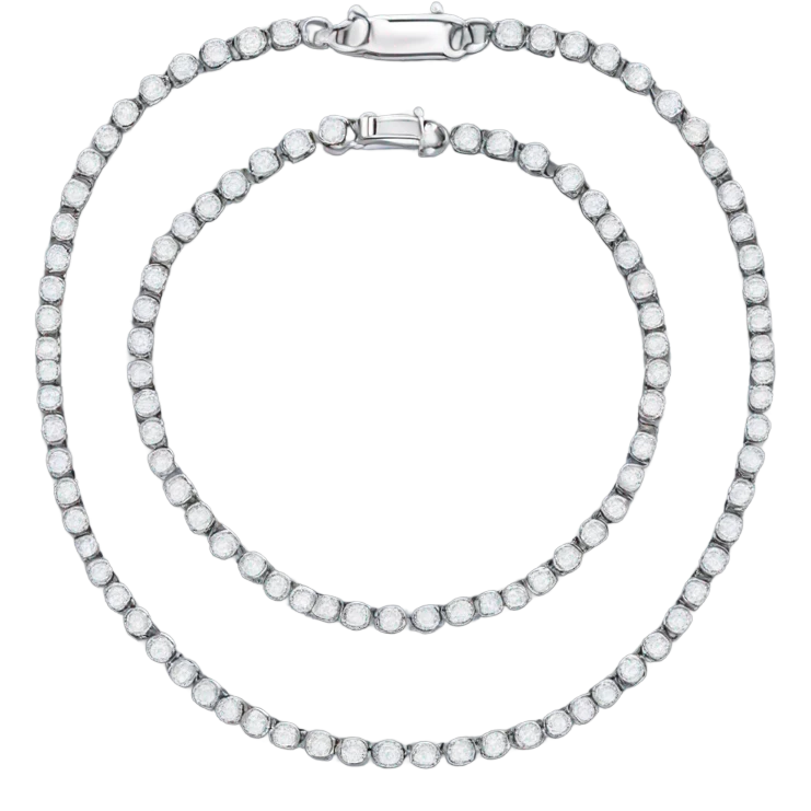 Diamond tennis bracelet  emoji