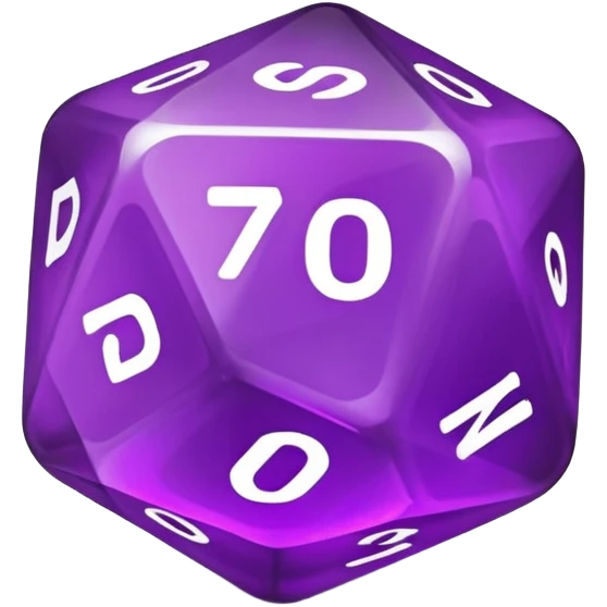 purple d20 dice emoji