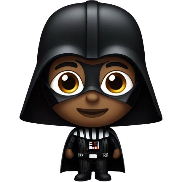 Me wearing Darth Vader costume emoji