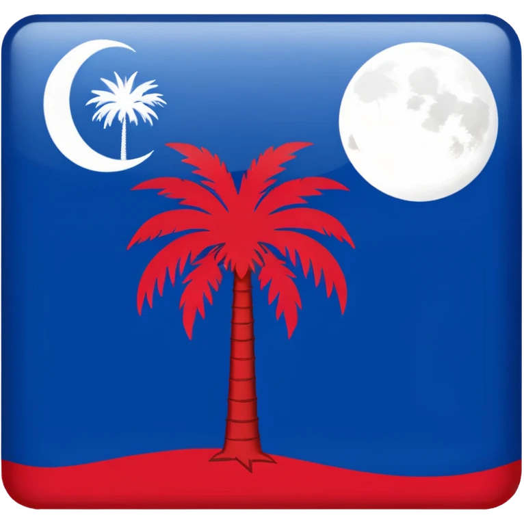 South Carolina flag emoji