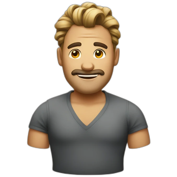Big buns man emoji