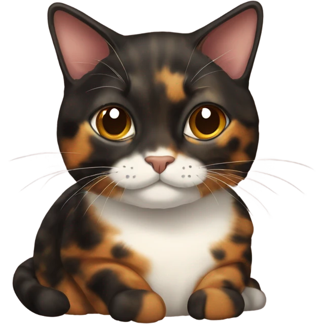 tortoiseshell cat emoji