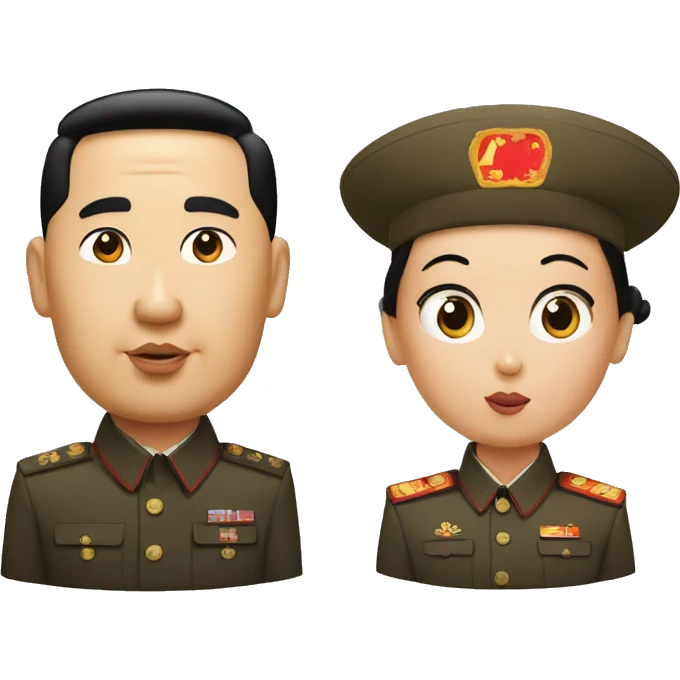 poutine et Kim jong un emoji