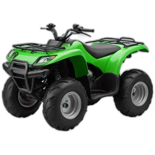 Quad green  emoji