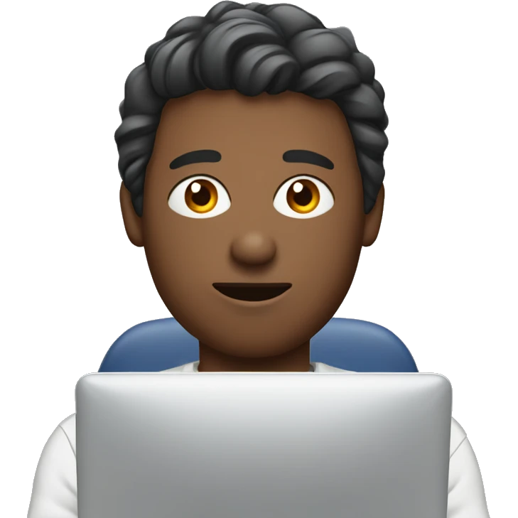 Valoranter Man at the Computer emoji