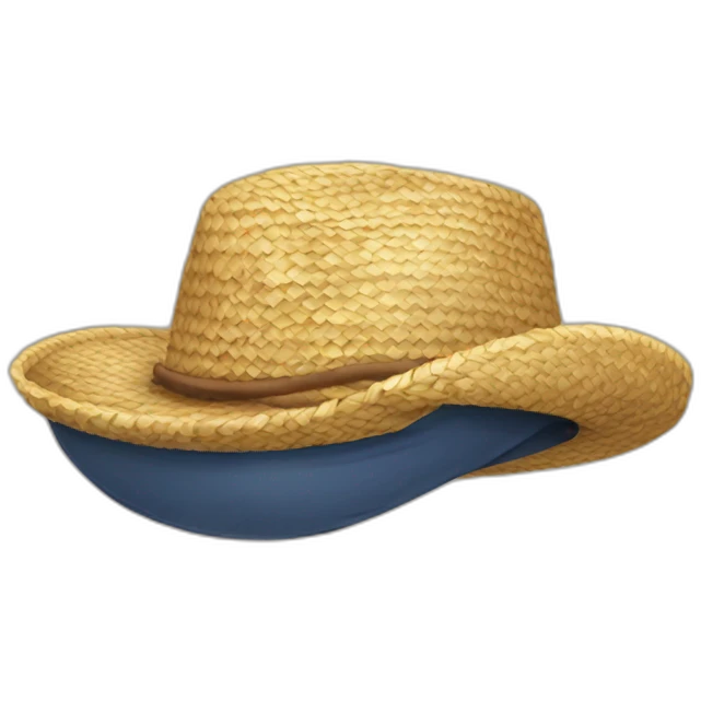 Chapeau de paille de Luffy emoji