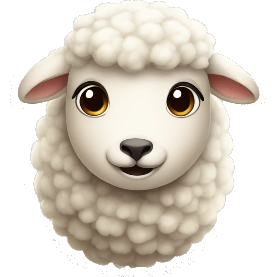 cute sheeps  emoji
