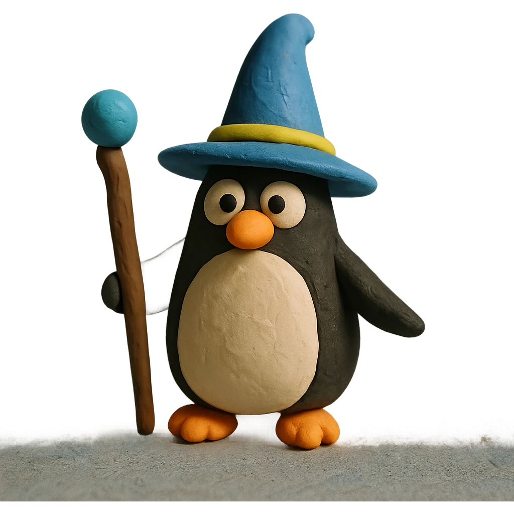 penguin wizard emoji