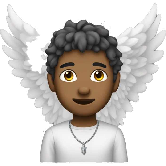 Boy angel wolf emoji