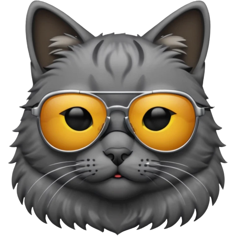 Cat wearing sunglasses emoji