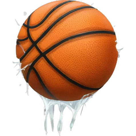 The basketball hit the ring emoji