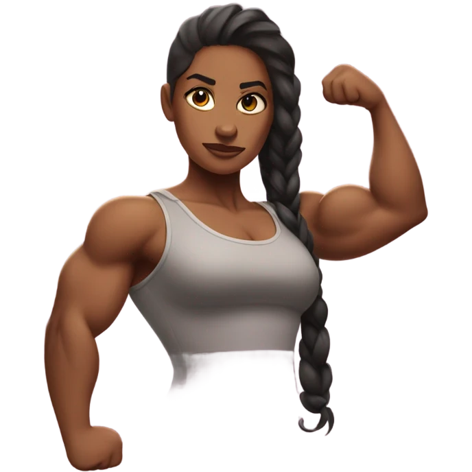 Strong women flexing  emoji